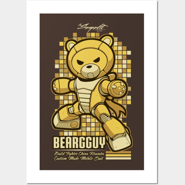 Beargguy Wall Art by Prajoedi